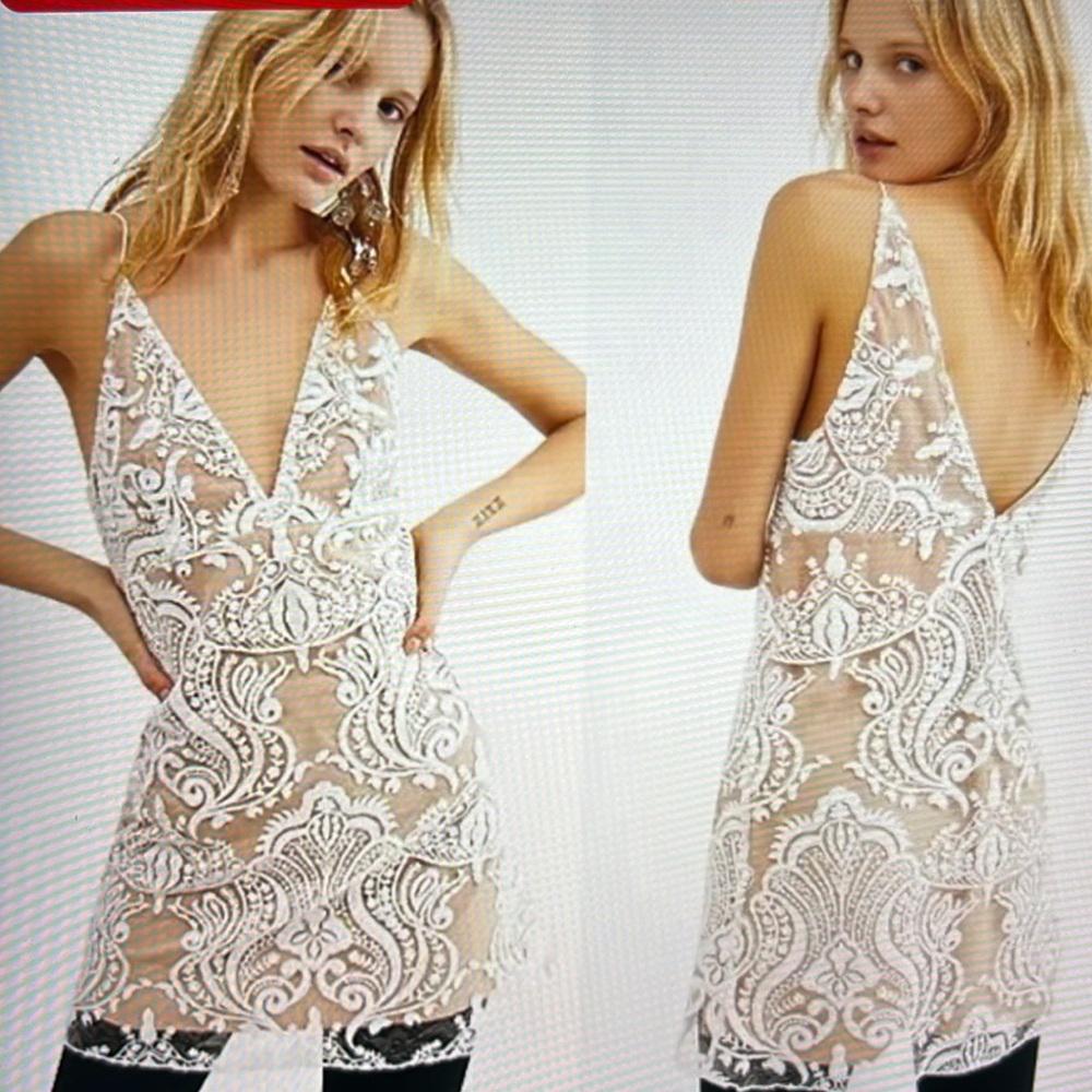 Free People Night Shimmers Sequin Dress